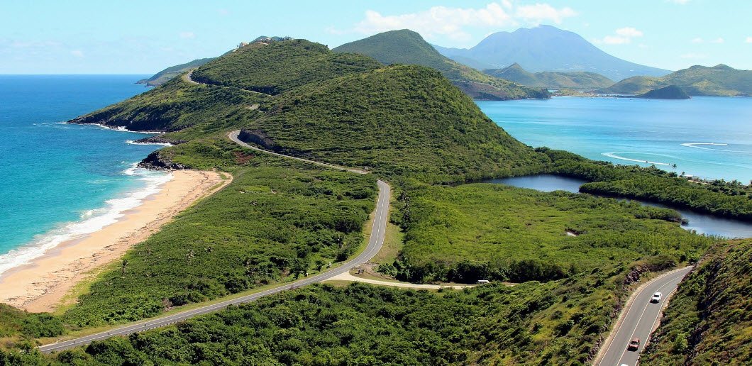 Timothy Hill Overlook, Near Frigate Bay, Saint Kitts, Saint Kitts & Nevis